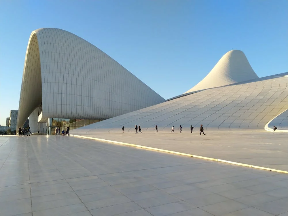 The Heydar Aliyev Center in Baku, Azerbaijan